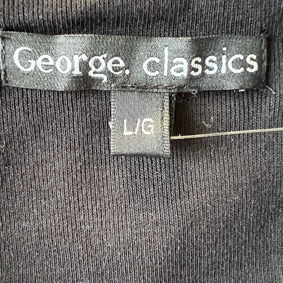 BLACK AND PURPLE LONG SLEEVE TSHIRT SIZE LARGE - Picture 4 of 8